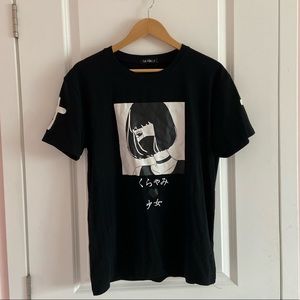 harajuku japanese acubi graphic tee